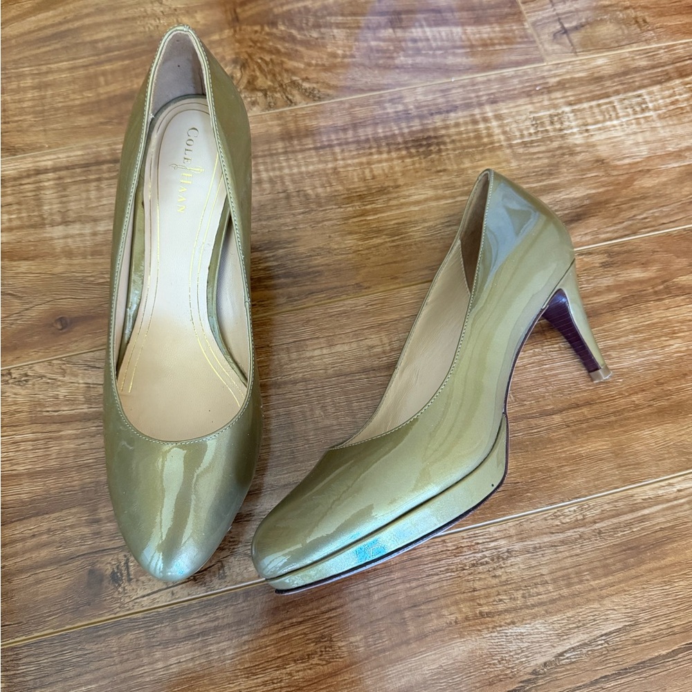 Patent Leather Cole Haan Women's Champagne Pumps Nike Air